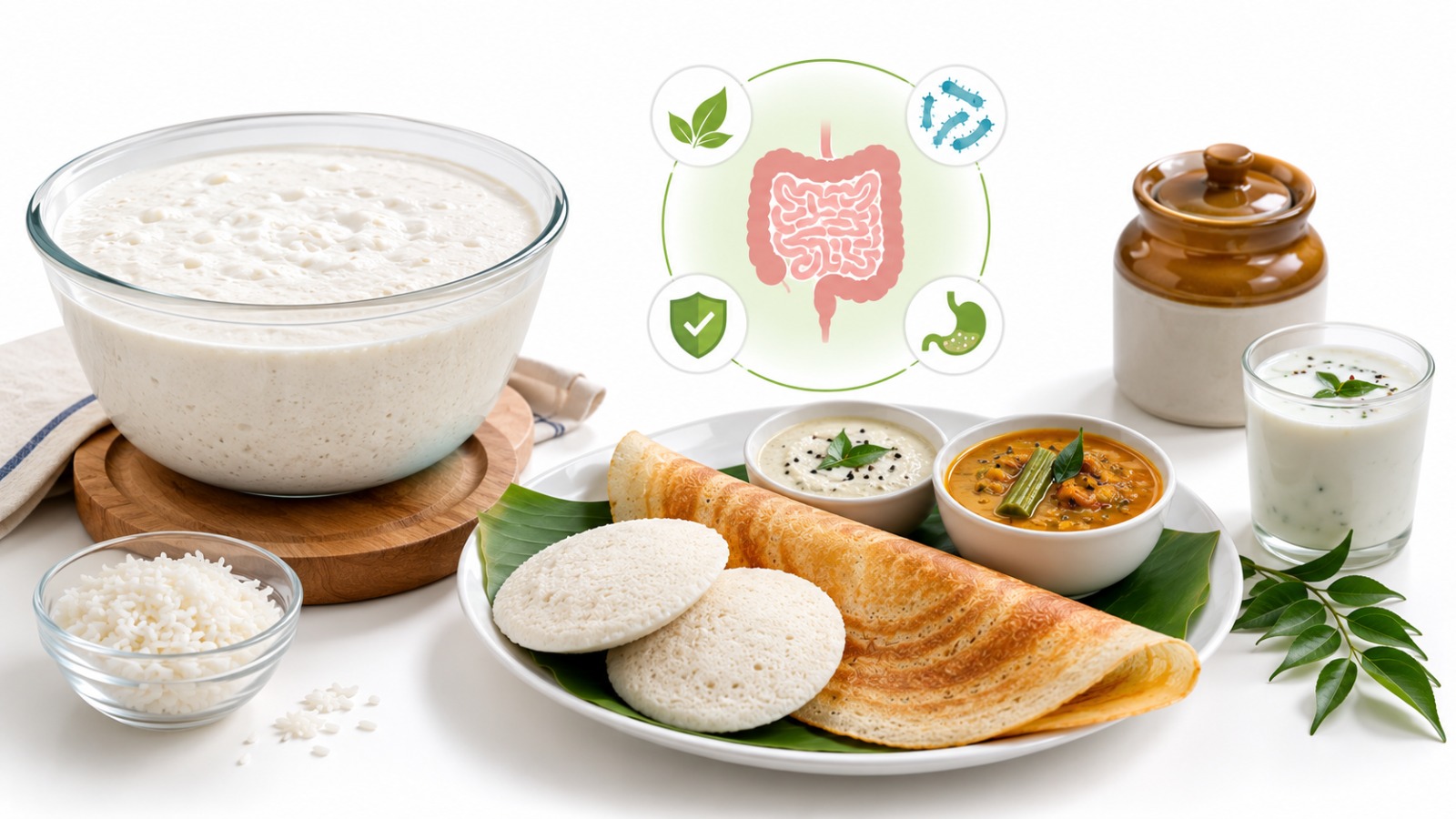 Fermented Foods Like Idli and Dosa Batter: Gut Health Benefits for Diabetics